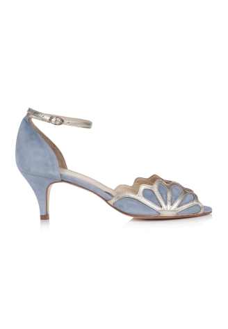 Rachel Simpson Isadora Dusky Blue Bruidsschoenen ()