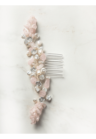 Sally Jane Bridal Gaia Haarkam Zilver