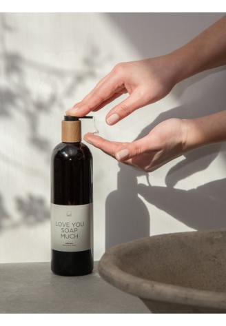 Leeff 18592 Hand Zeep Sensational Spices - Love you soap much Zwart