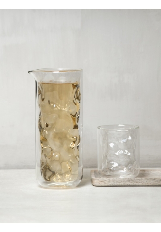Leeff 18652 Dubbelwandig Drinkglas Daan, set van 2 Doorzichtig