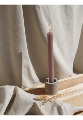 Leeff 18718 Dinerkaarsen Cadeau set Donna Taupe