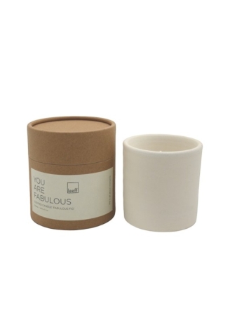 Leeff 18730 Geurkaars Fabulous Fig - You are fabulous Natuel ()