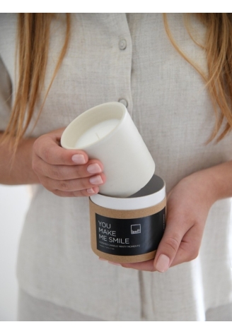 Leeff 18731 Geur Kaarsen Minty Moments - You make me smile Naturel