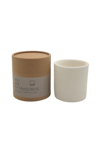 Leeff 18732 Geurkaarsen Sensationele Specerijen - You are my favourite Naturel ()