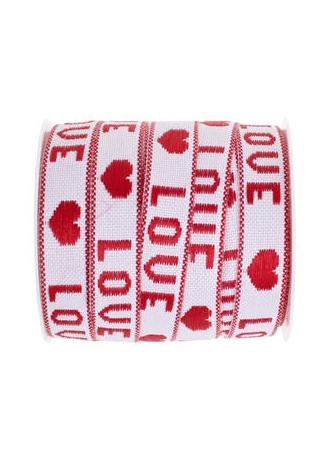 Rood LOVE Lint