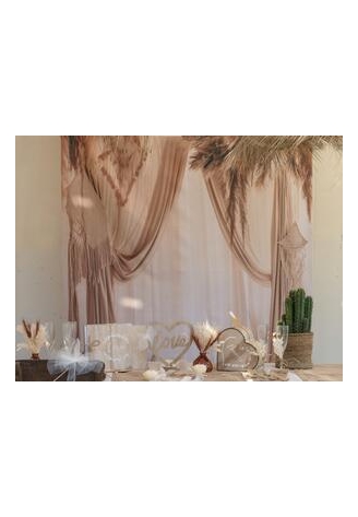 Natural bruiloft Achtergrond Doek