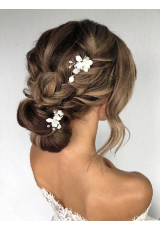 Sally Jane Bridal Vanessa Haarspelden Zilver ()