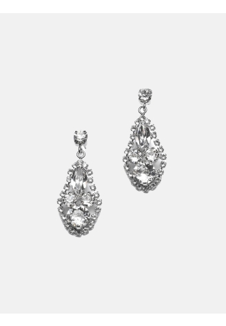 Abrazi Adele Swarovski Oorbellen Zilver ()
