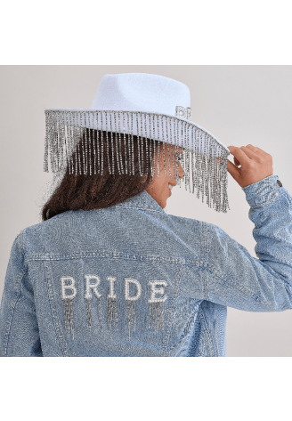 Ginger Ray HEN-144 Bride Strijkpatches Parels Diamantjes