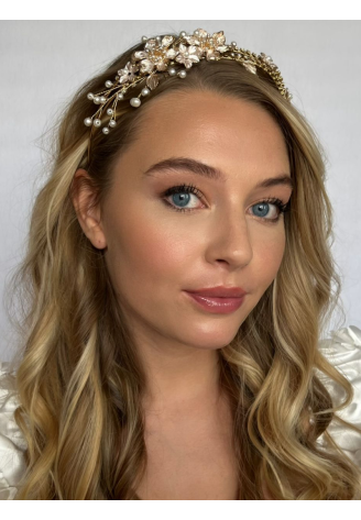 Sally Jane Bridal Hestia Tiara Roze ()