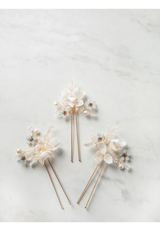 Sally Jane Bridal Ilja Haarspelden Goud