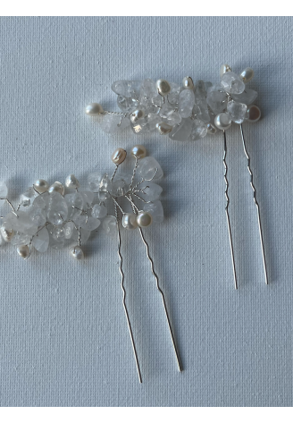 Sally Jane Bridal Ilse Haarspelden Zilver