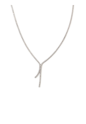 Abrazi Jet Ketting Zilver ()