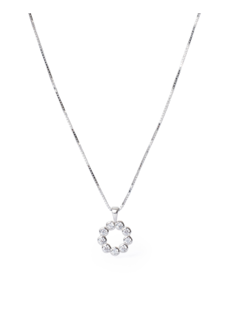 Abrazi Callie Ketting Zilver 50cm ()