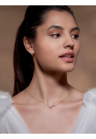 Poirier JS-001 Bruidssieraden Set Élodie Rosé