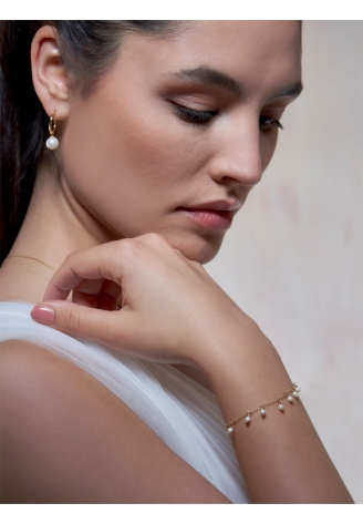 Poirier JS-004 Bruidssieraden Set Anaïs Goud ()
