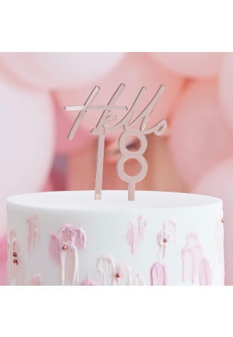 Ginger Ray 'Hello 18'  Cake Topper ()