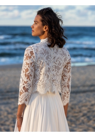 Novias Elvie kanten bolero