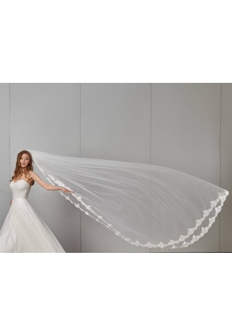 Novias Agatha sluier - 270 cm