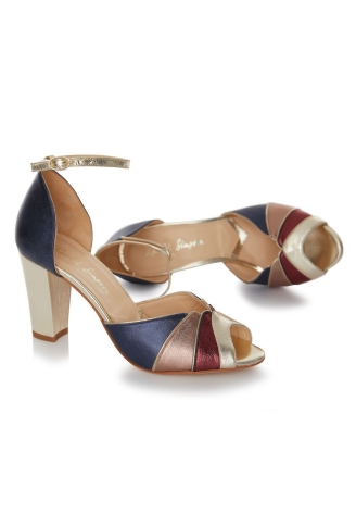 Rachel Simpson Brooke Navy-38 Bruidsschoenen Tweedekans