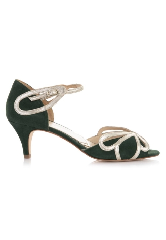 Rachel Simpson Cecelia Bruidsschoenen Groen ()