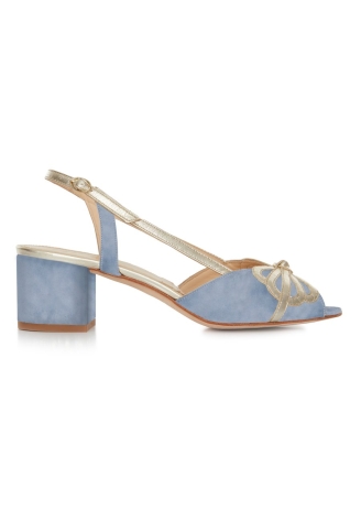 Rachel Simpson Kitty Blauw Bruidsschoenen ()