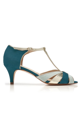 Rachel Simpson Maya Bruidsschoenen Teal ()