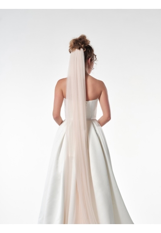 Poirier S12-400-1-SOFT-Blush Sluier  - 400 cm ()