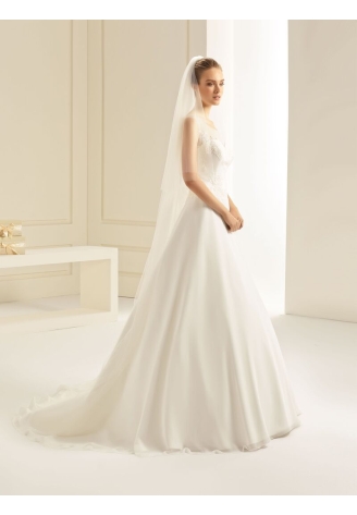 Bianco Evento S251 Sluier - 220/80 cm ()