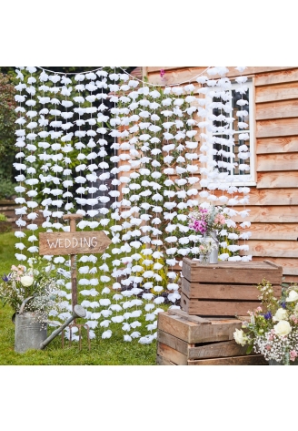 Ginger Ray CW-273 Rustic Country Bloemen Backdrop ()