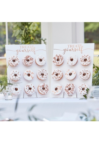 Ginger Ray BR-352 Botanical Wedding Donut Muur ()