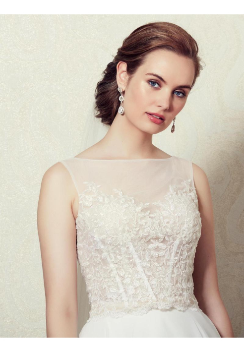 LILLY 01-3807-CR Kanten halter top ()