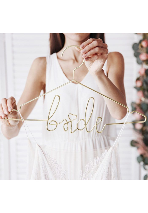 Metalen Kledinghanger Bride Goud ()