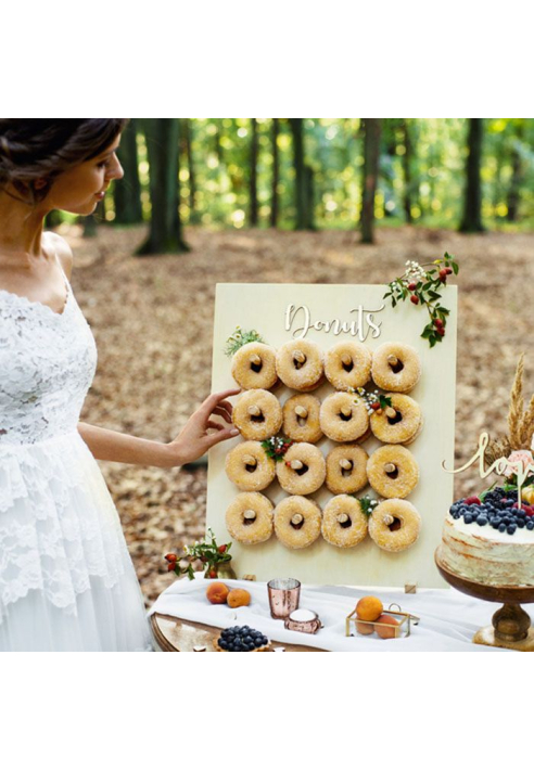 Houten Donut Wall ()