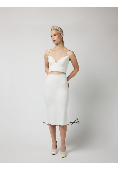 PC76-150J A-lijn ultralichte onderrok – Nude