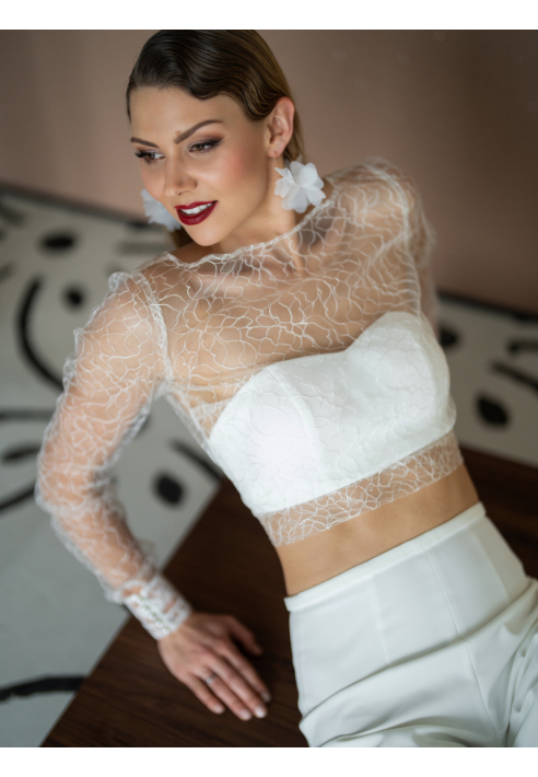 Perlenbräute Flora Oorbellen ()