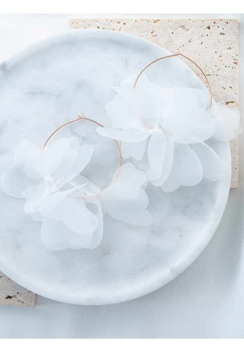 Perlenbräute Flora Oorbellen