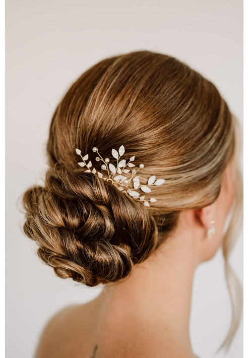 Perlenbräute Gretchen haarspelden ()