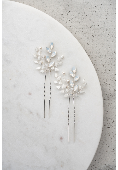 Perlenbräute Gretchen Haarspelden