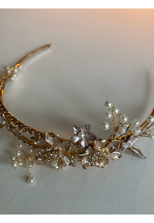 Sally Jane Bridal Hestia Tiara Roze