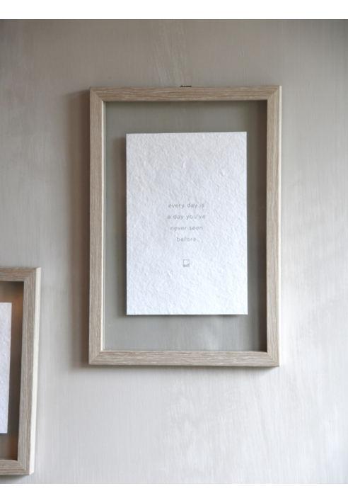 Leeff 18507 Fotolijst Philou A4 - Every day is a day you've never seen before Naturel