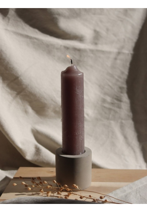 Leeff 18723 Groote Kaarsen Cadeau set Brian Taupe