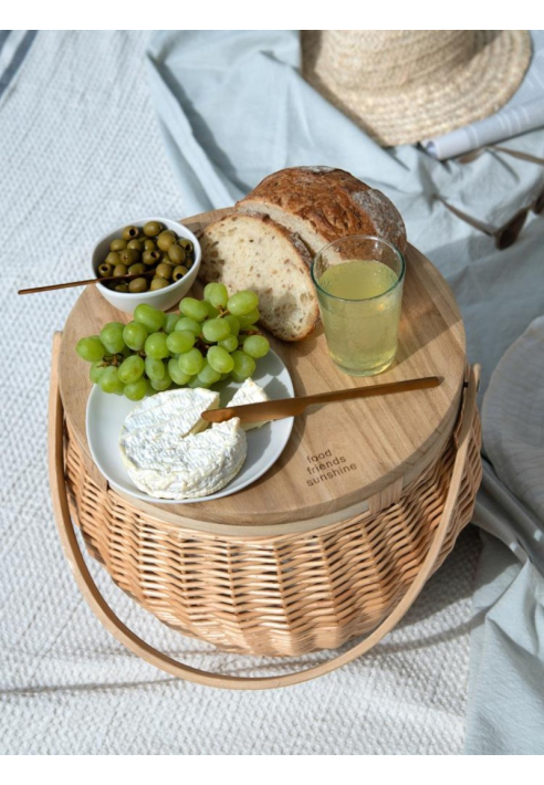 Leeff Picknickmand Peppe - Eten, vrienden, zonneschijn ()