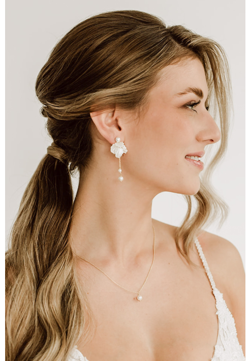 Perlenbräute Faye Oorbellen