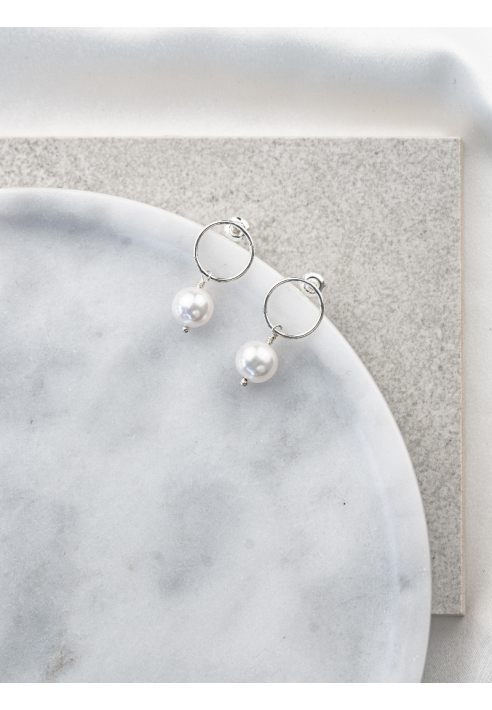 Perlenbräute Toni Oorbellen