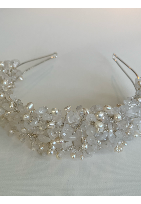 Sally Jane Bridal Selena Tiara Zilver