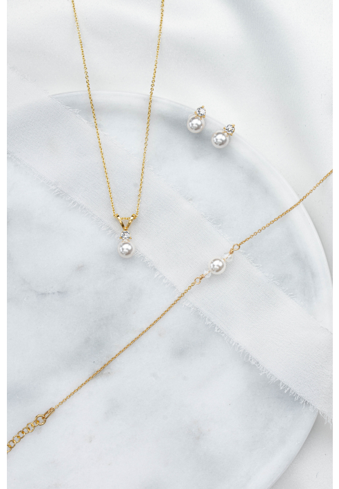 Perlenbräute Smilla Sieradenset