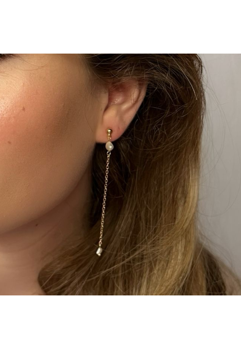 Sally Jane Bridal Ariel Oorbellen Goud ()