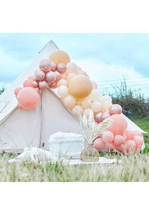 Ginger Ray BA-317 Balloon Arch Luxe Peach Ballonnenboog