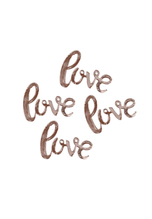 Ginger Ray BB-319 Beautiful Botanics Love Bruiloft Confetti Roségoud